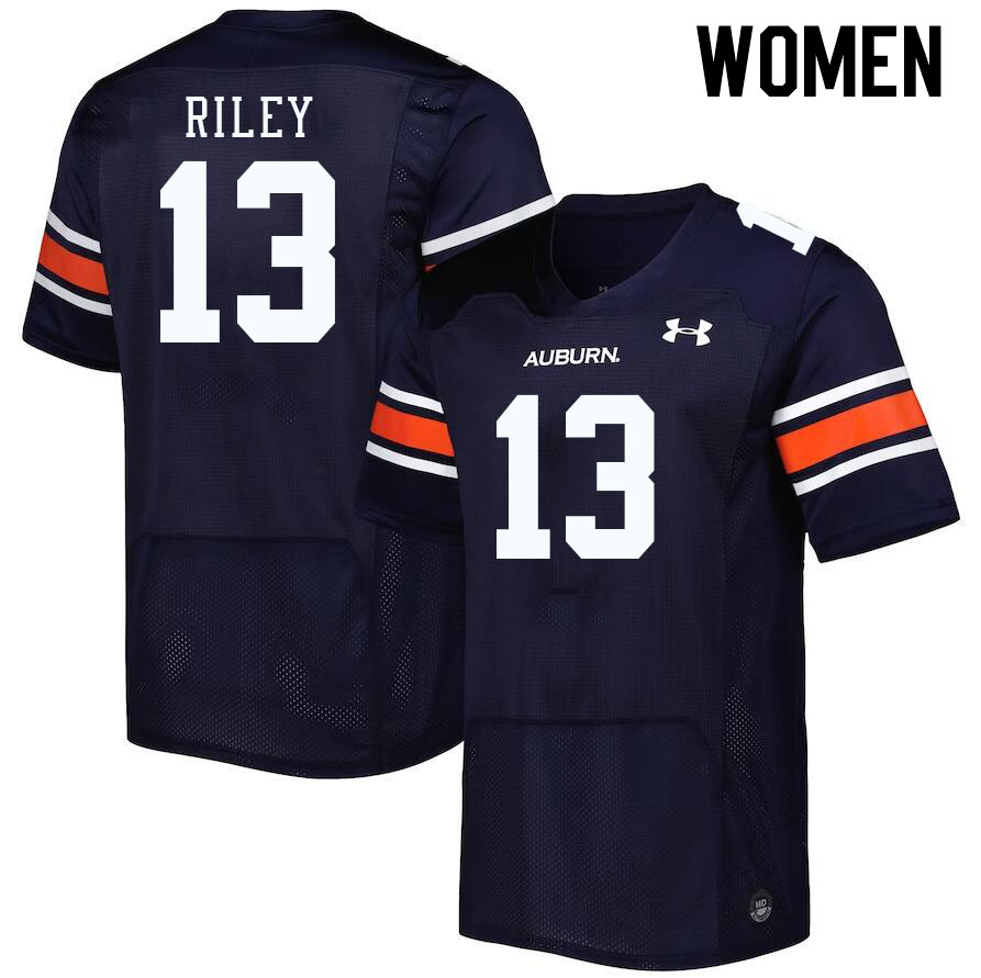 Women's Auburn Tigers #13 Cam Riley Navy 2023 College Stitched Football Jersey